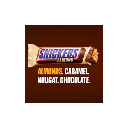 Green Rabbit Holdings Snickers Almond Bar, 1.76 oz, 24 Count 20902448